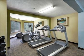 Fitness Room | Cedars Lakeside Apartments in Little Canada, MN